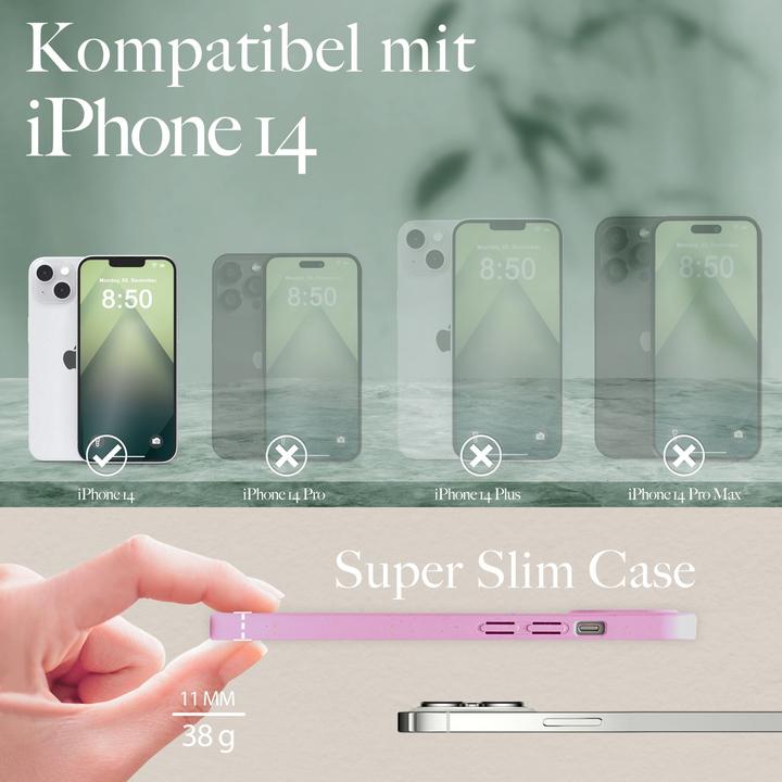 Produktbild Nalia Klare Transparente Silikon Hülle (Apple iPhone 14)