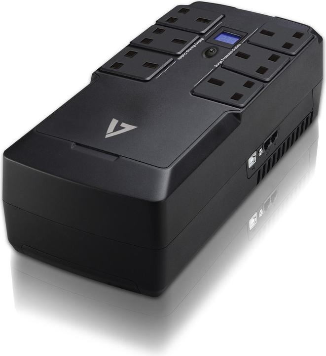 Actual product image V7 750VA DESKTOP UPS LCD 6 OUT (750 VA, 450 W, Line-interactive UPS)