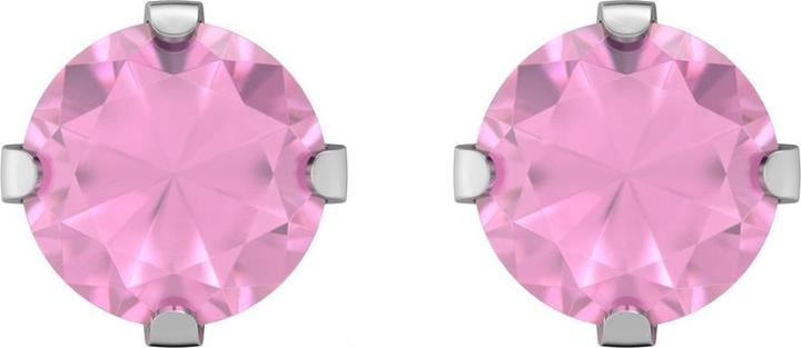 Studex Orecchini Sensitive Tiffany Zirconia Rosa 6 mm (Acciaio inossidabile)
