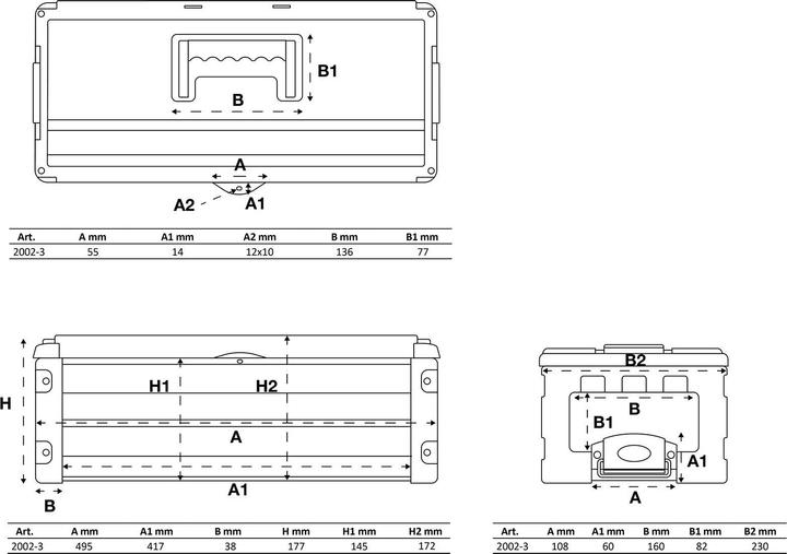 Actual product image BGS Hard-shell tool case attachment