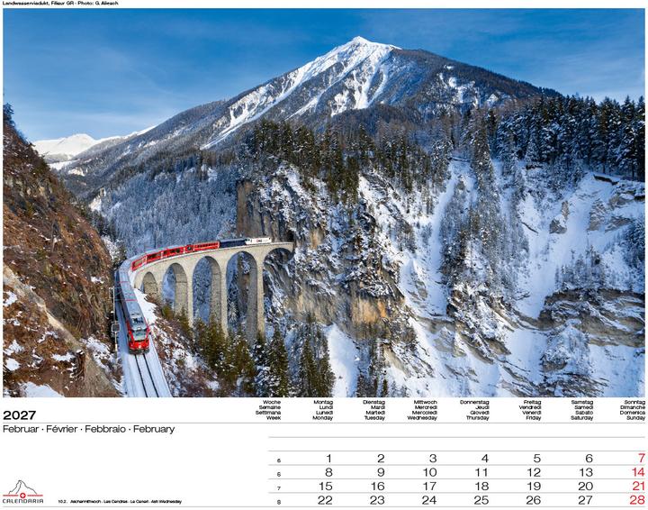 Produktbild Schweiz-Suisse-Svizzera-Switzerland 2027 (40 x 31 cm)