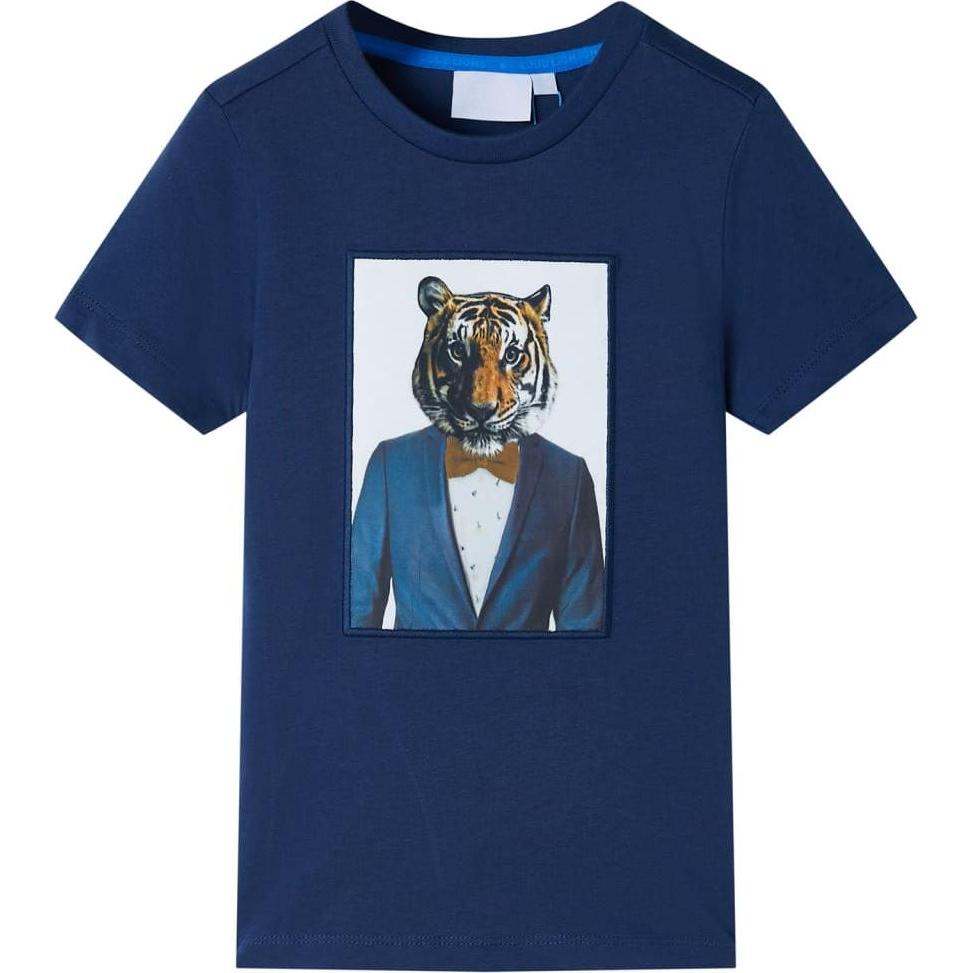 VidaXL, Unisex, Shirt, Jeppe, Blau, (140)