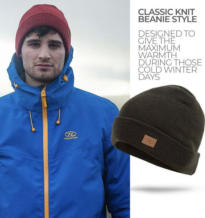 Produktbild Highlander Thinsulate Ski Hat Olive Green