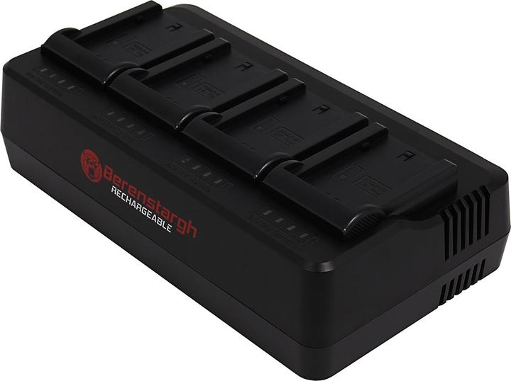 Actual product image Berenstargh 4-f??h L?d?g?rät EN-EL15 für Nikon D600 D750 D800 D810 D810A D7000 D7100 D7200 D7500 (Camera battery charger)