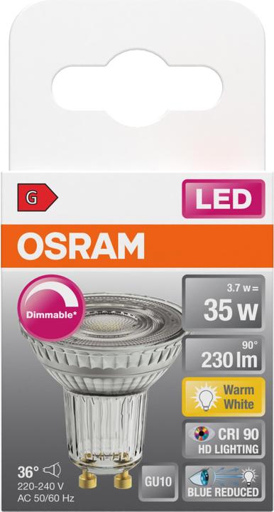 Produktbild Osram Reflektor (GU10, 3.70 W, 230 lm, 1 x, G)