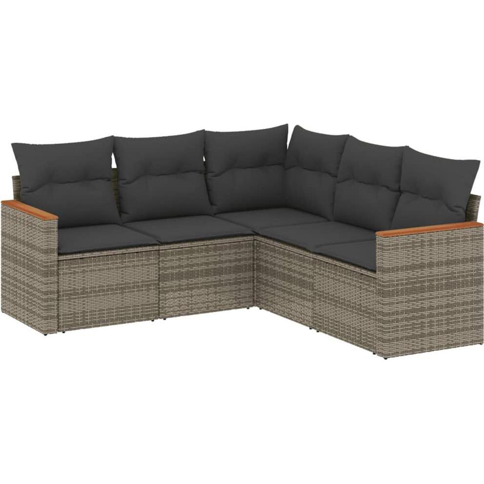 VidaXL, Gartenlounge, 10-tlg. Garten-Lounge-Set mit Kissen