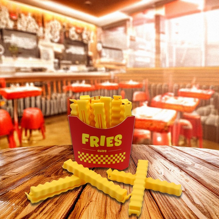 Produktbild Mad Monkey Verschlussclips "Fritten"