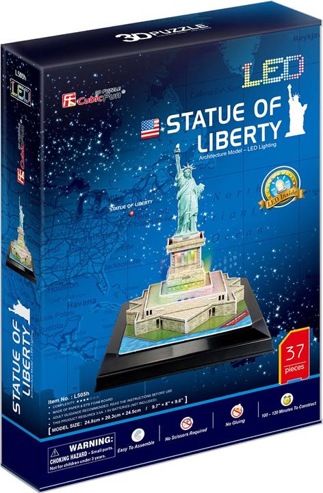 Produktbild Cubicfun 3D Puzzle Freiheitsstatue (Licht) (37 Teile)