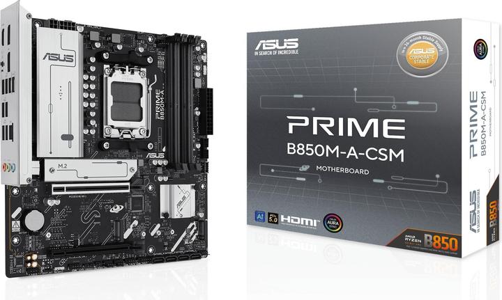 ASUS PRIME B850M-A-CSM (AM5, AMD B850, mATX)
