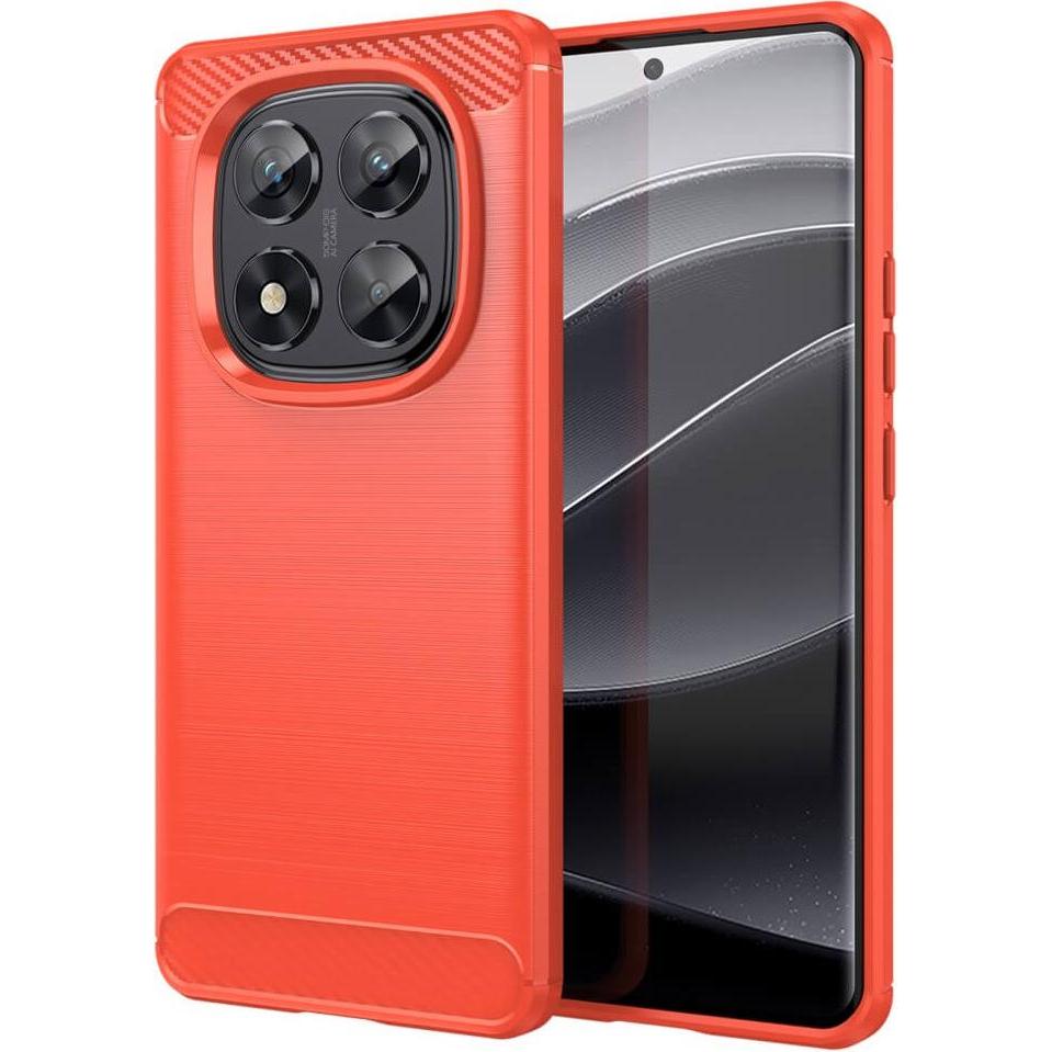 Cover-Discount Xiaomi Redmi Note 14 Pro 5G / Poco X7 - Metall Carbon Look Hülle (Xiaomi Redmi Note 14 Pro 5G), Smartphon...