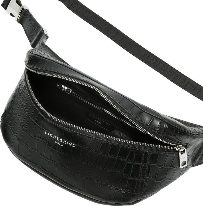 Actual product image Liebeskind Berlin Chudy New Croco Black Belt Bag