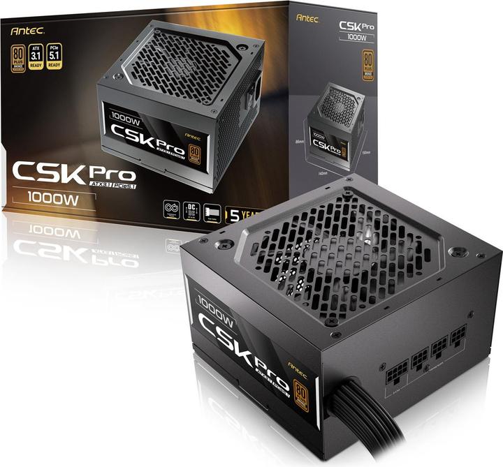 Produktbild Antec 1000W CSK1000 PRO EC 80+ Bronze SemiModular (1000 W)