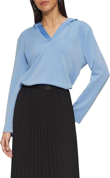 Produktbild s.Oliver Sweatshirt Kapuzenshirt aus Sweat mit Satin-Details (40)