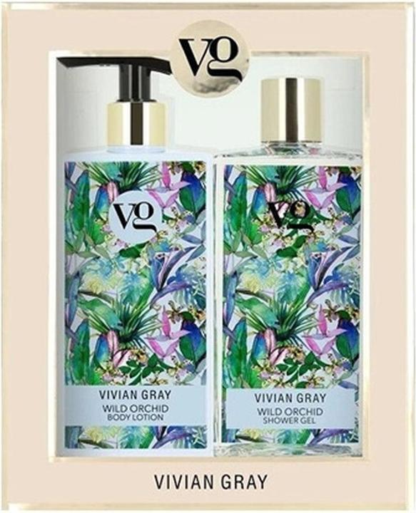 Vivian Gray Wild Orchid Cosmetic Set (Shower Gel & Body Lotion) (Körperpflegeset)