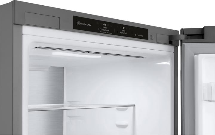 Produktbild LG GBB72NSVCN Kombinierter Kühlschrank, Klasse C, 384L, Weinregal, kein Frost, Edelstahl (419 l)
