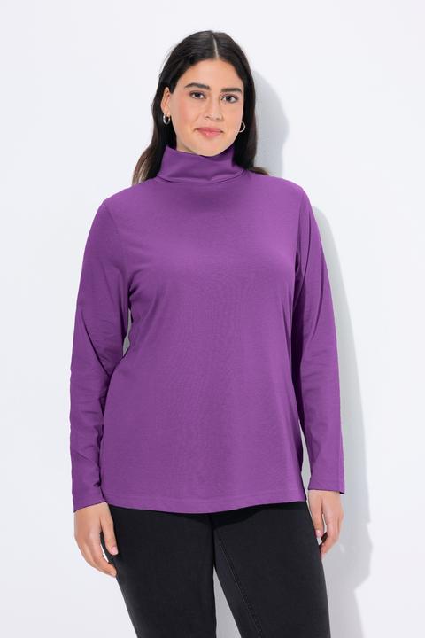 Produktbild Ulla Popken Shirt, Rollkragen, Slim, Langarm (62)