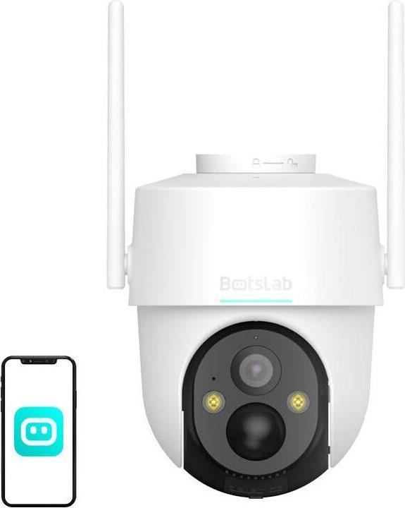 Image du produit Botslab PT Battery Wi-Fi Camera, 5200mAh Rechargeable Battery, AI Human Detection, IP65 Weatherproof
