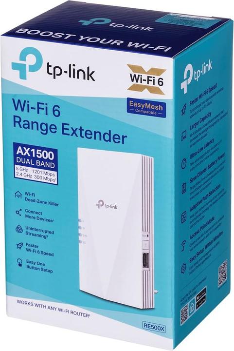 Produktbild TP-Link RE500X (1200 Mbit/s, 300 Mbit/s)