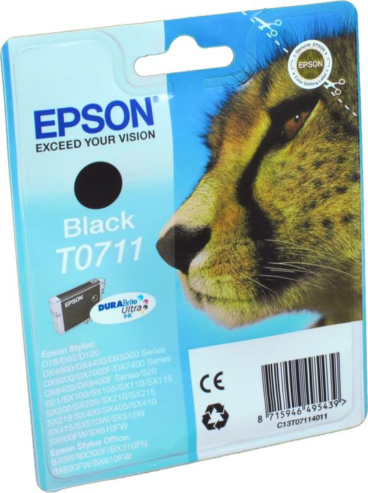 Produktbild Epson T0711 DuraBrite Ultra (BK)