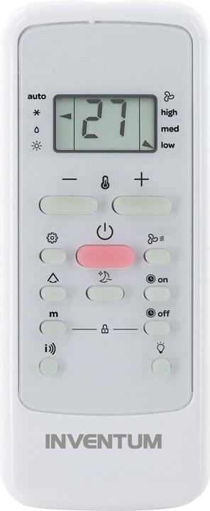 Image du produit Inventum AC127WSET - Mobiele airco - 3-in-1 functie - 8,8 m groot bereik - Wit (12000 BTU/h)