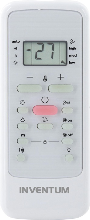 Produktbild Inventum AC127WSET - Mobiele airco - 3-in-1 functie - 8,8 m groot bereik - Wit (12000 BTU/h)