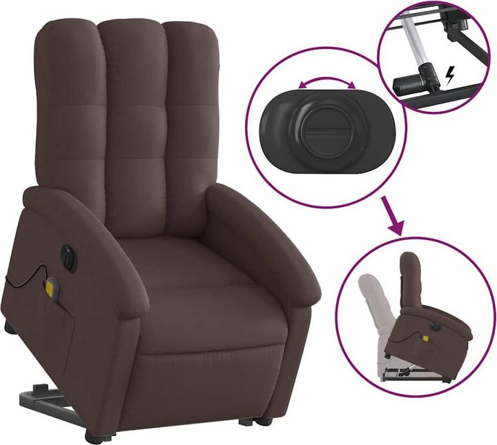 Image du produit vidaXL Massagesessel mit Aufstehhilfe