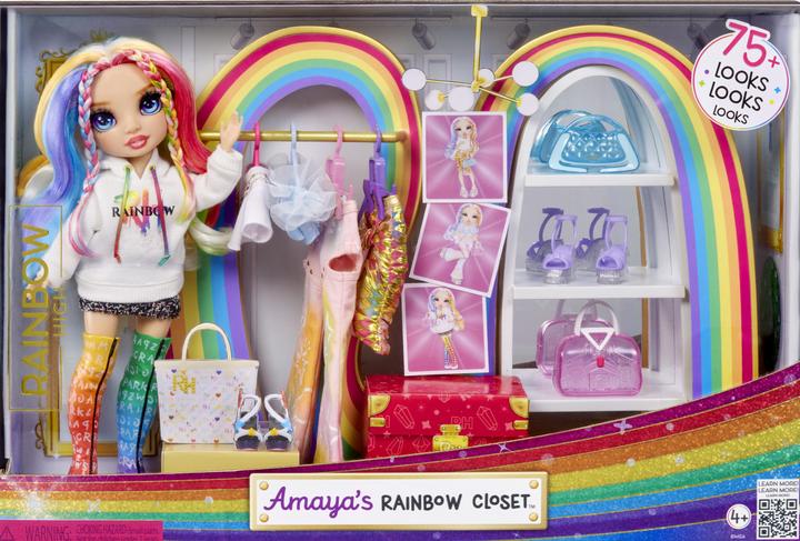 Actual product image MGA Rainbow High Amayas Regenbogen-Schrank-Spielset