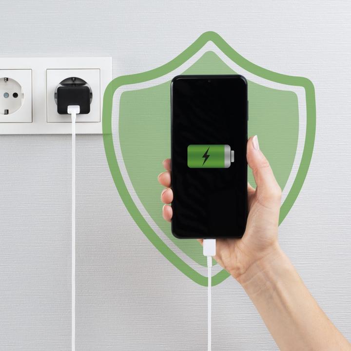 Produktbild Hama Schnellladegerät, USB-C, PD/Qualcomm®, Mini-Ladegerät, 25 W, Schwarz (25 W, 1 Port)