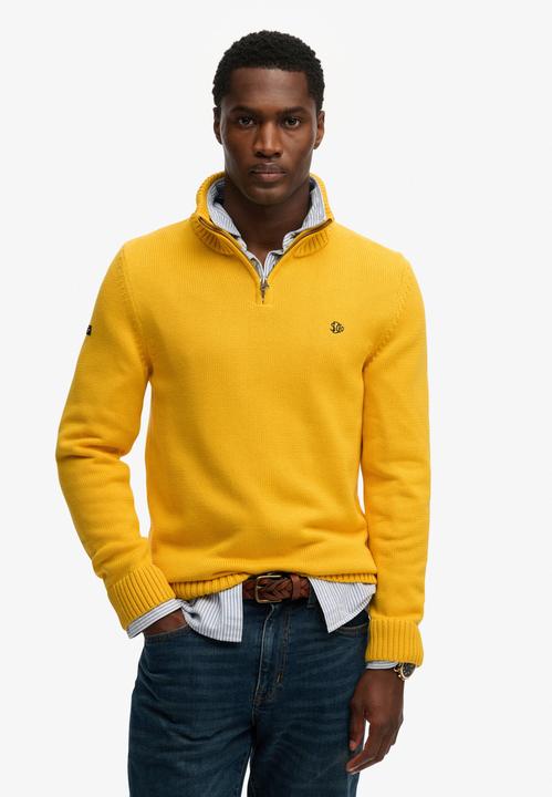 Produktbild Superdry Pullover mit Stehkragen aus Strick und Baumwolle (M)