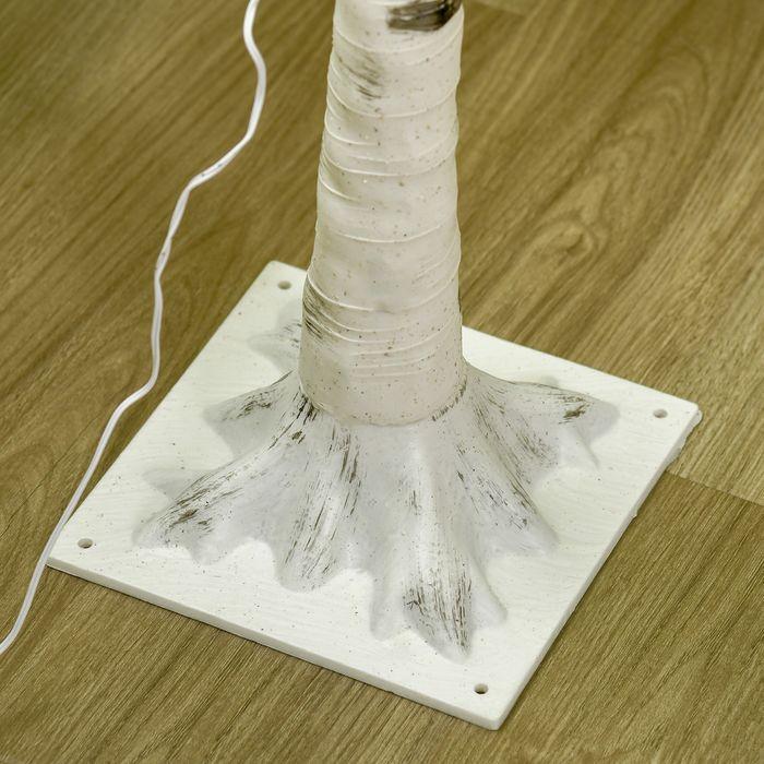 Produktbild Swisshandel24 Künstliche Birke mit 120 LED-Lichtern, 3 Helligkeitsstufen, faltbare Äste, IP44, 150 cm, Weiss