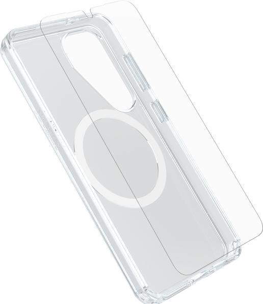 OtterBox Symmetry Clear mit Magnets + Premium Glass (Samsung Galaxy S25)