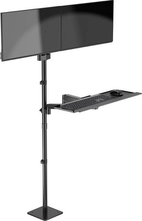 Produktbild myWall My Wall Mobiler Sitz-/Steh-PC-Arbeitsplatz (Boden, 31.89", 9 kg)