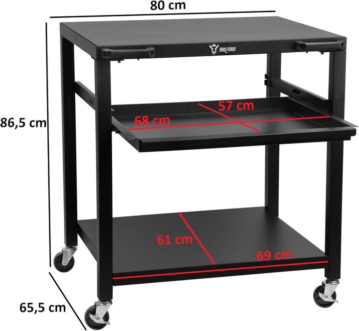 Actual product image BBQ-Toro Grillwagen