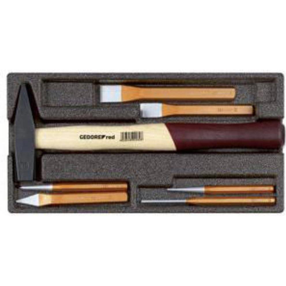 Thumbnail - Gedore Red, Meissel, red R22150019 Hammer-/Meisselsatz 2/6 CT-Modul 7-teilig