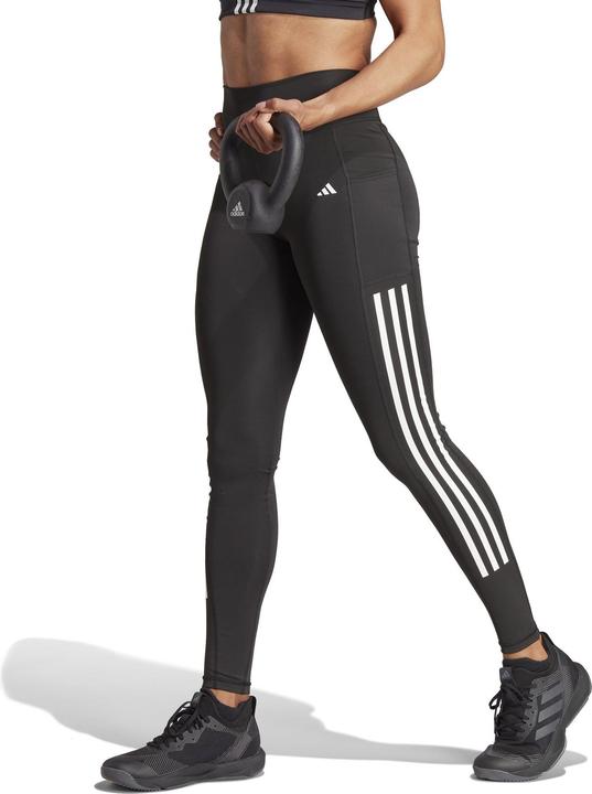 Immagine prodotto Adidas Leggings da donna Optime 3-Stripes 1/1 a tutta lunghezza (XL)