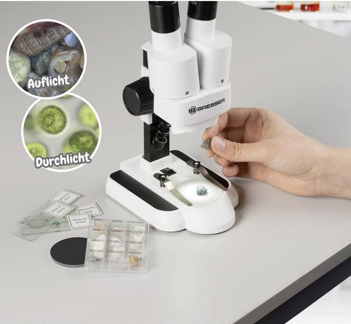 Actual product image Bresser Optik Junior 20-50 children's microscope binocular 50 x incident light, transmitted light