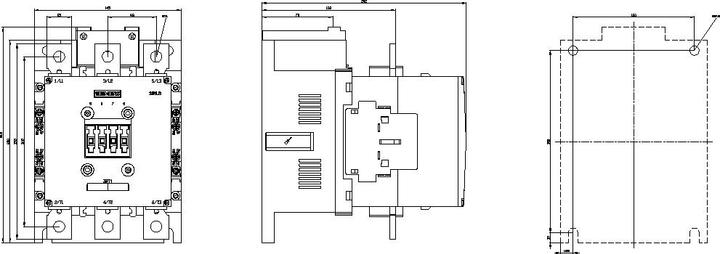 Actual product image Siemens Contactor 3RT1466-6AF36 1 pc.
