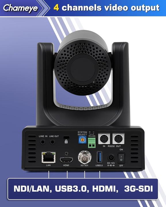 Produktbild Chameye NDI PTZ Kamera 20x Zoom mit KI-Tracking 1080P