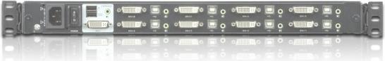 Produktbild Aten 8-Port 1 Zoll LCD KVM Switch USB-DVI German CL6708MW D