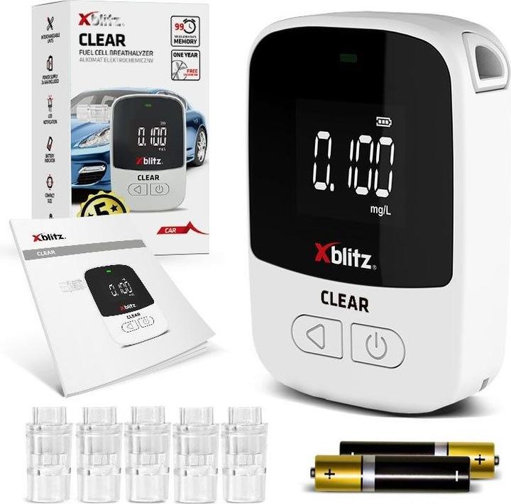 Immagine prodotto Xblitz Alkomat Elektrochemiczny Clear