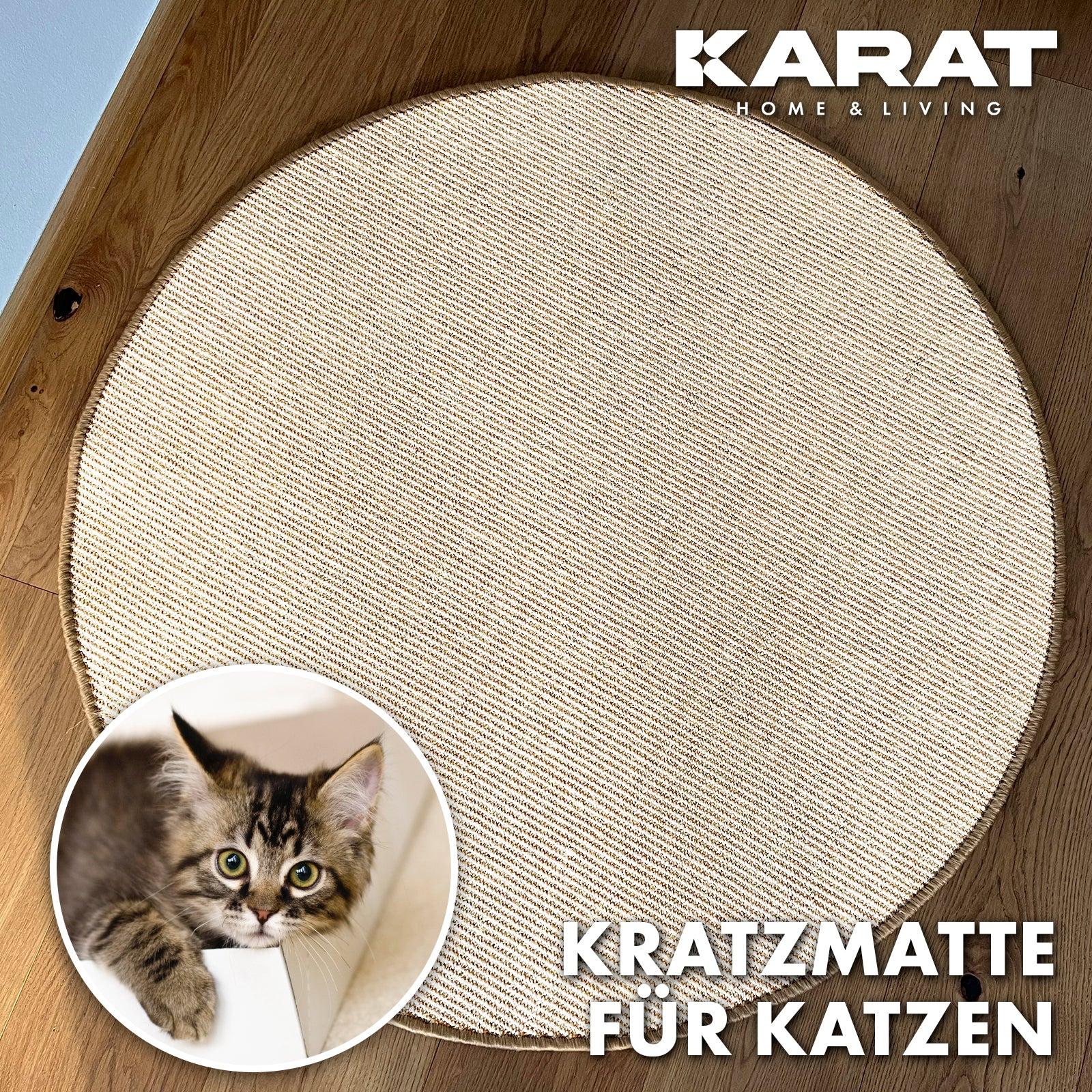 Karat Katzen-Kratzmatte (0.80 cm, Ivory), Katzenbaum