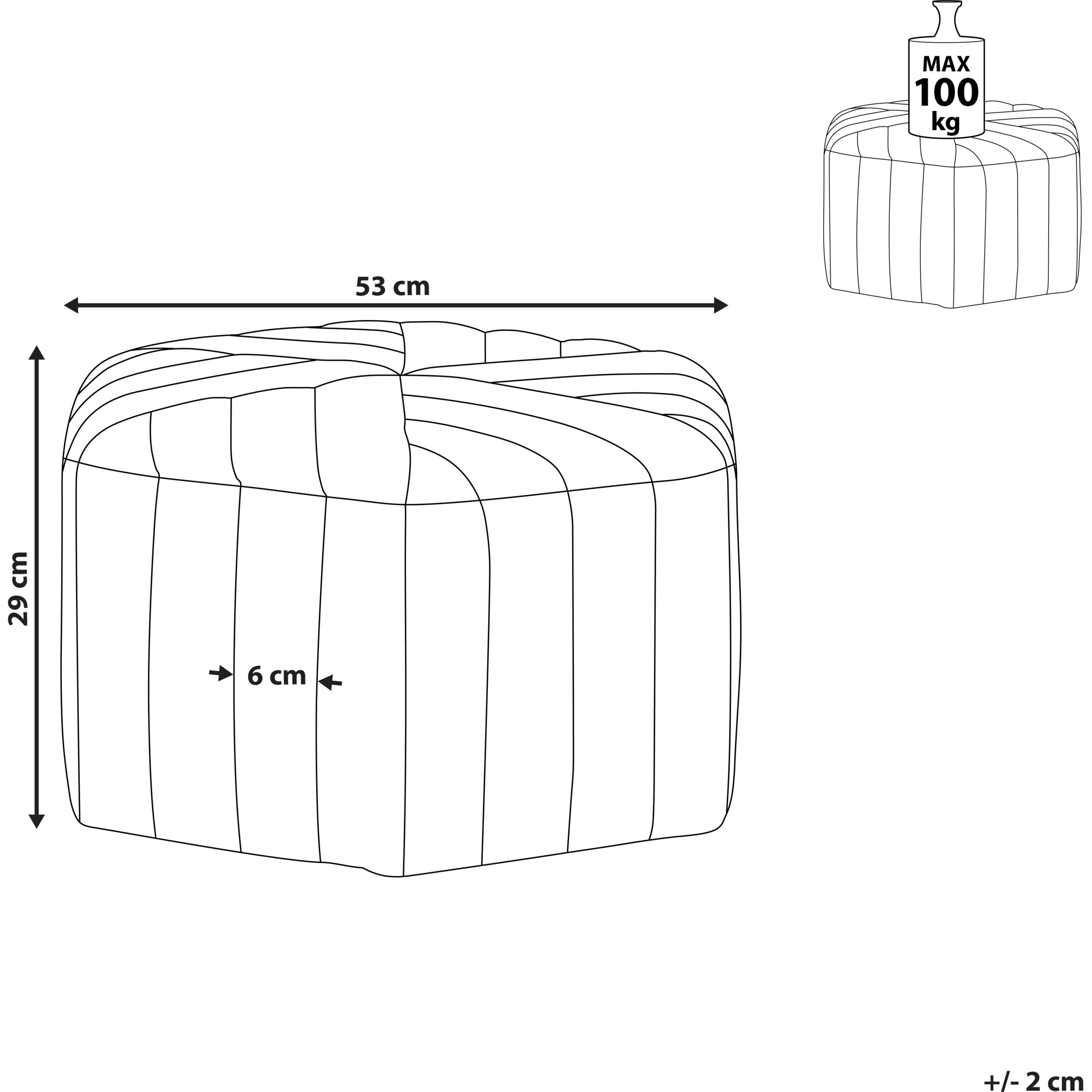 Thumbnail - Beliani, Hocker + Pouf, Murietta