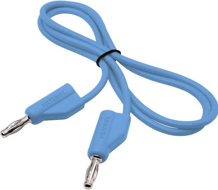 Actual product image Voltcraft Highly flexible test leads MSB-300 SET 0.75 m 30 V/AC, 60 V/DC 10 A
