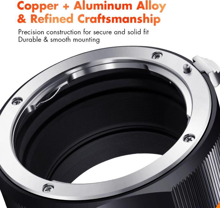 Produktbild K&F Concept M17105 High Precision Lens Adapter Mount, PK-NEX