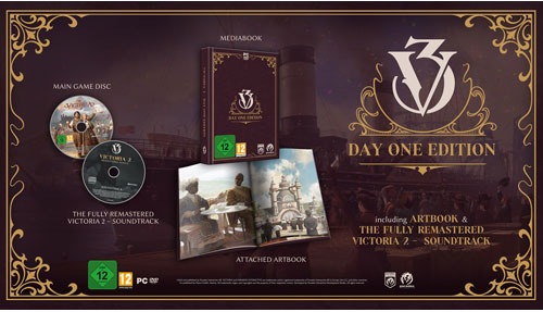 Actual product image Paradox Interactive Victoria 3 Day One Edition (PC) (Windows, DE)