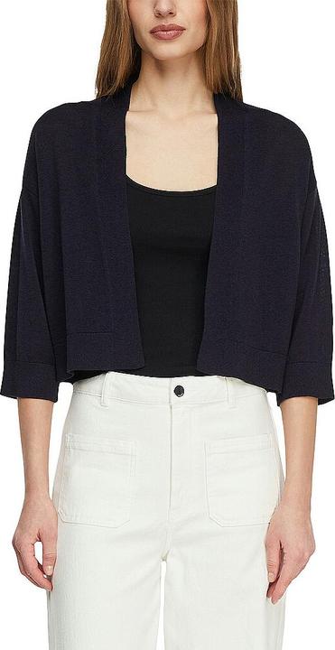 Produktbild Comma Strickjacke Superfeiner Bolero-Cardigan ohne Verschluss (M)