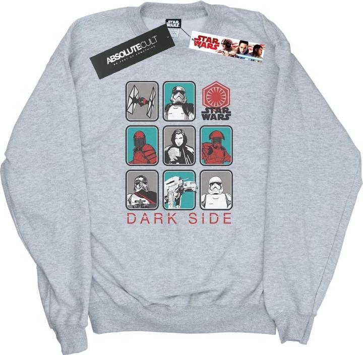 Actual product image Star Wars Mens The Last Jedi Dark Side Multi Character Sweatshirt (M)