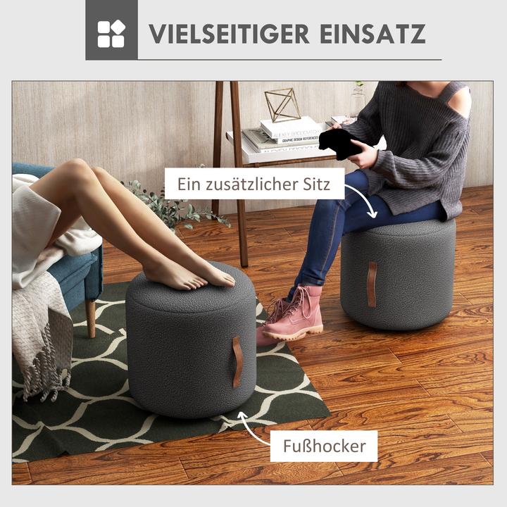 Actual product image Homcom Footstool