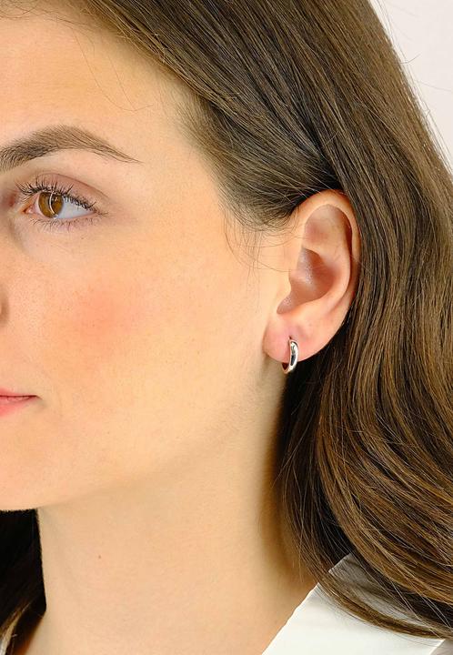 Image du produit Muau Créoles (750, Or blanc, Or jaune 18 K)