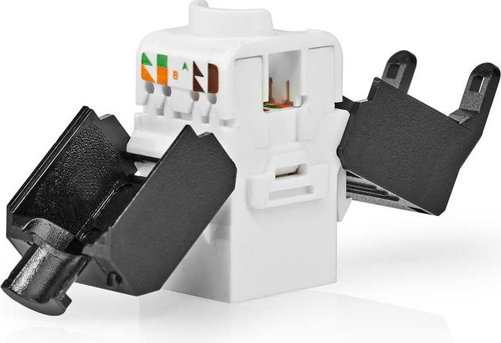 Actual product image Nedis Keystone | CAT6a | RJ45 socket | U/UTP | ABS | Box (U/UTP, CAT6a)
